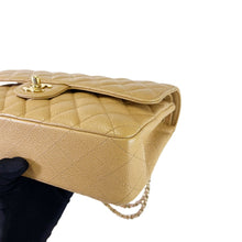 Load image into Gallery viewer, Chanel dark beige vintage medium classic flap, 24k gold hdw