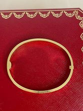 Load image into Gallery viewer, Cartier 2025 4.8mm medium model love Bangle, 18k yellow gold