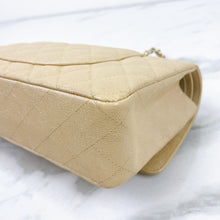 Load image into Gallery viewer, Chanel pearl beige medium caviar, with gold hdw