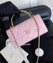 Load image into Gallery viewer, Chanel mini bag with embellished top handle 22b, gold hdw