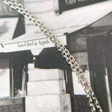 Load image into Gallery viewer, Van Cleef & Arpels 2022 light green celadon porcelain vintage Alhambra diamond holiday pendant necklace (VCA)
