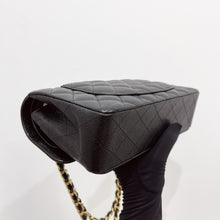 Load image into Gallery viewer, Chanel small black caviar classic flap, gold hdw 26 series
