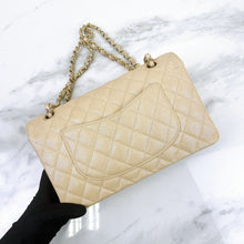 Load image into Gallery viewer, Chanel pearl beige medium caviar, with gold hdw