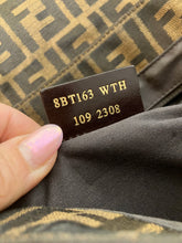 Load image into Gallery viewer, Fendi Mia Tobacco Zucca Print Canvas Large Flap Shoulder Bag