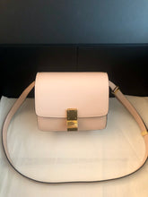 Load image into Gallery viewer, Celine light pink / yellow small box, aged gold hdw