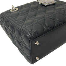 Load image into Gallery viewer, Lady Dior black caviar medium, silver hdw 2022