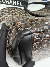 Load image into Gallery viewer, Goyard black Goyardine Artois MM