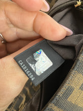 Load image into Gallery viewer, Fendi Mia Tobacco Zucca Print Canvas Large Flap Shoulder Bag