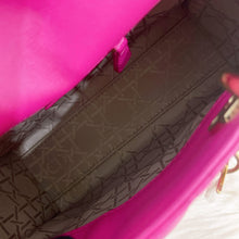 Load image into Gallery viewer, Lady Dior mini in Barbie pink with gold hdw