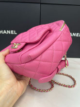 Load image into Gallery viewer, Chanel pink caviar backpack, gold hdw