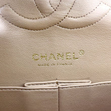 Load image into Gallery viewer, Chanel dark beige vintage medium classic flap, 24k gold hdw