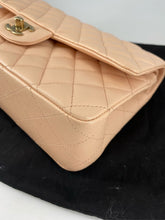 Load image into Gallery viewer, 23S Chanel light beige caviar medium classic flap, gold hdw.