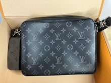 Load image into Gallery viewer, Louis Vuitton men’s trio messenger monogram eclipse