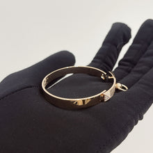 Load image into Gallery viewer, Hermes CDC 18K rose gold bangle with diamonds, SH