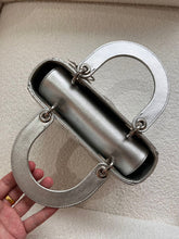 Load image into Gallery viewer, Lady Dior small silver cannage lambskin, with silver hdw
