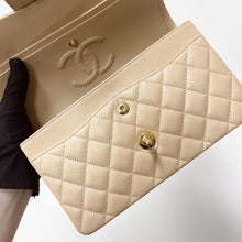 Load image into Gallery viewer, Chanel beige caviar small classic flap gold hdw, 2024