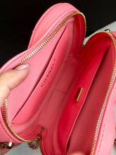 Load image into Gallery viewer, Chanel Pink 22s CC in love lambskin large heart bag