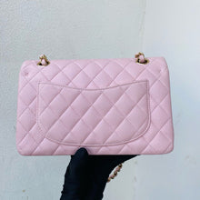 Load image into Gallery viewer, Chanel classic flap small pink 22b caviar with light gold hdw