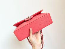Load image into Gallery viewer, Chanel small pink caviar classic flap, gold hdw