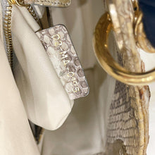 Load image into Gallery viewer, Lady Dior rare exotic snakeskin mini, gold hdw.