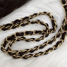 Load image into Gallery viewer, Chanel small black caviar classic flap, gold hdw 26 series