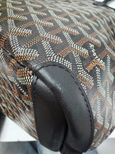 Load image into Gallery viewer, Goyard black Goyardine Artois MM