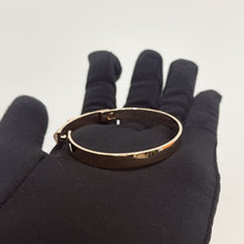 Load image into Gallery viewer, Hermes CDC 18K rose gold bangle with diamonds, SH