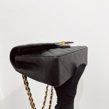 Load image into Gallery viewer, Chanel small black caviar classic flap, gold hdw 26 series