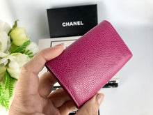 Load image into Gallery viewer, Chanel pink caviar vintage key holder