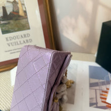 Load image into Gallery viewer, Chanel 24P mini reissue lilac purple, with aged gold hardware