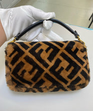 Load image into Gallery viewer, Fendi mini shearling baguette