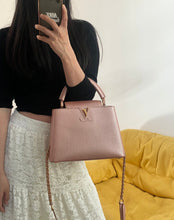Load image into Gallery viewer, Louis Vuitton capucines BB pearl pink Taurillon leather