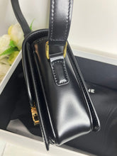 Load image into Gallery viewer, Celine 2023 black Classic Teen Triomphe, with shiny gold hdw.