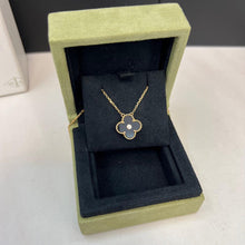 Load image into Gallery viewer, Van Cleef & Arpels VCA limited edition 2016 black onyx, rose gold holiday pendant.