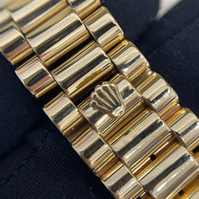 Load image into Gallery viewer, Rare Vintage Rolex Day-Date 18048 36mm 18K Yellow Gold Diamond Champagne Dial Watch