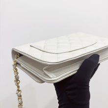 Load image into Gallery viewer, Chanel pearl wallet on chain (WOC) with gold hdw