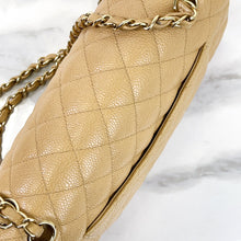 Load image into Gallery viewer, Chanel dark beige vintage medium classic flap, 24k gold hdw