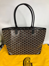 Load image into Gallery viewer, Goyard black Artois PM with zipper