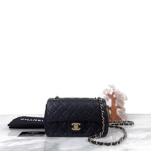 Load image into Gallery viewer, Chanel black mini lambskin, gold hdw 30 series