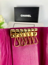 Load image into Gallery viewer, Chanel pink caviar vintage key holder