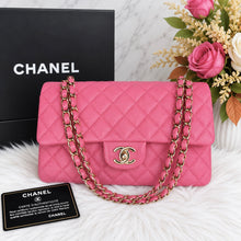 Load image into Gallery viewer, Chanel barbie pink caviar medium, with gold hdw
