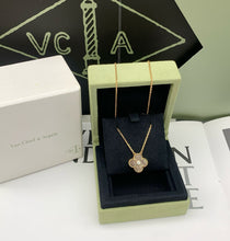 Load image into Gallery viewer, Van Cleef & Arpels Ltd edition 2014 grey mother of pearl diamond holiday pendant