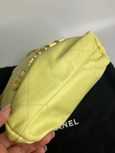 Load image into Gallery viewer, Chanel 22 mini yellow, with gold hdw