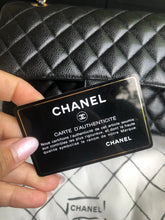 Load image into Gallery viewer, Chanel black caviar medium classic flap, gold hdw