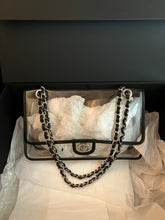 Load image into Gallery viewer, Chanel PVC jumbo with black Lambskin trim, no card