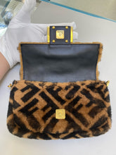 Load image into Gallery viewer, Fendi mini shearling baguette