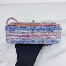 Load image into Gallery viewer, Rare Chanel mini tweed rainbow with with rainbow hdw