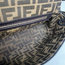 Load image into Gallery viewer, Fendi medium baguette, tobacco brown jacquard