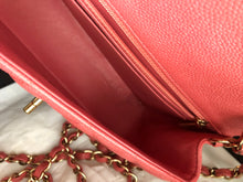 Load image into Gallery viewer, Chanel 18s pearly pink caviar mini rectangular, light gold hdw