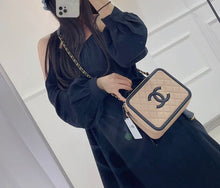 Load image into Gallery viewer, Chanel two tone vanity case medium